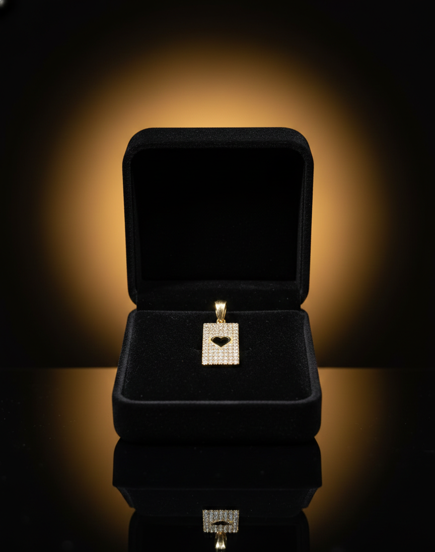 Colgante Rectangular Corazón