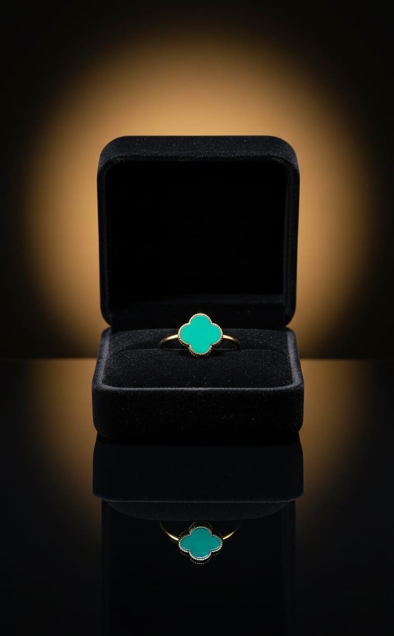 Anillo Van Cleef Verde