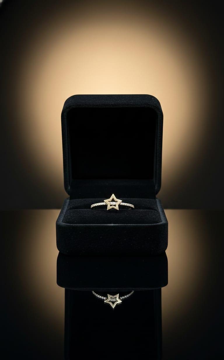 Anillo Estrella Circonia